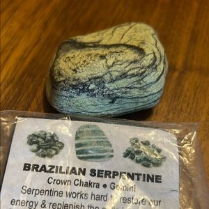 Brazilian Serpentine energy rock Crown Chakra